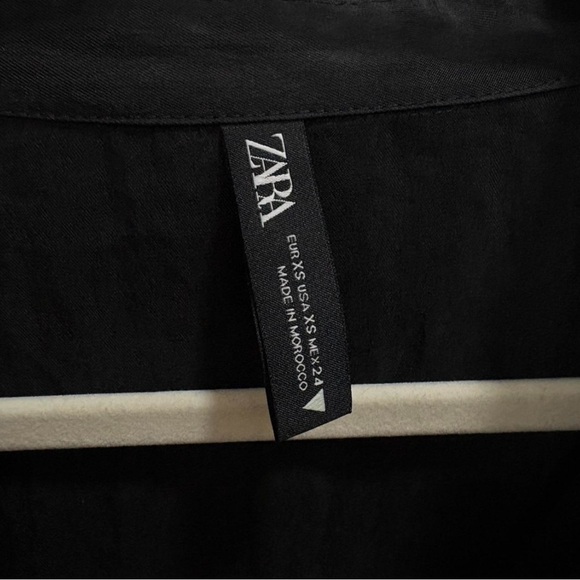 Zara Black Button-Down Women's mini dress - Picture 5 of 6